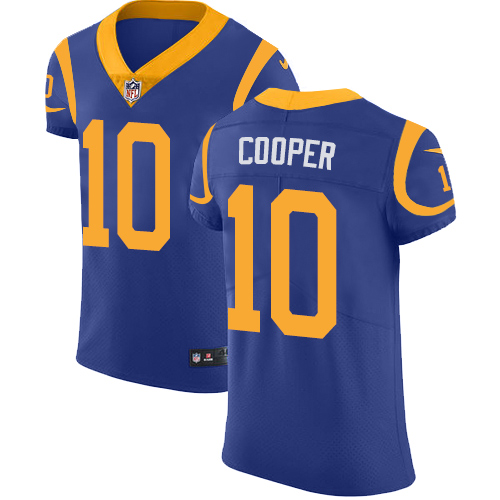Nike Rams #10 Pharoh Cooper Royal Blue Alternate Men's Stitched NFL Vapor Untouchable Elite Jersey